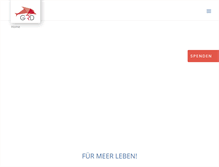 Tablet Screenshot of delphinschutz.org